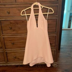 Haltson heritage dusty light pink halter dress